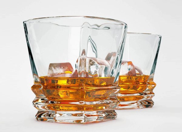 Omzet Antagonisme Kalmerend Art Deco Whiskey Glass set of 2 as seen in The Avengers - Film and Furniture