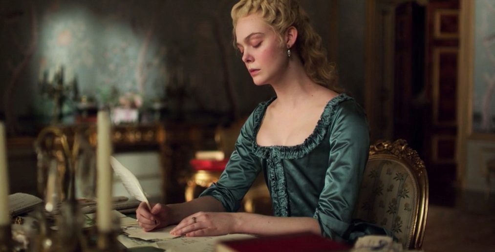 Catherine's writing desk in her bedroom, in The Great