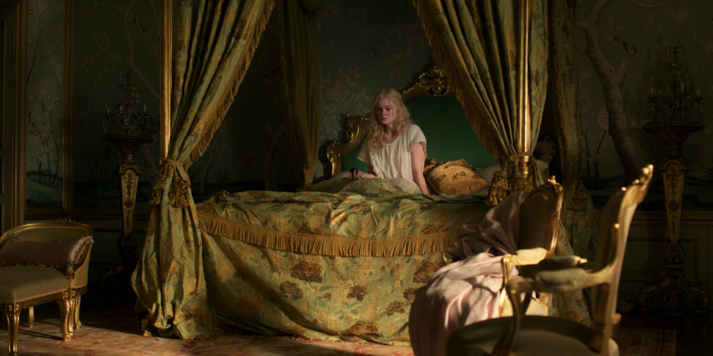 Catherine's bed in The Great