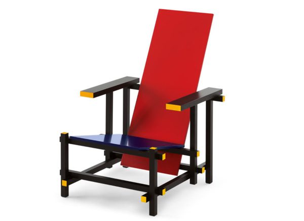 Contact us for information and current prices for newly produced and vintage versions of the Rietveld chair.