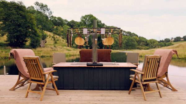 ‘The Gentlemen’ outdoor grill table is now available for your own garden
