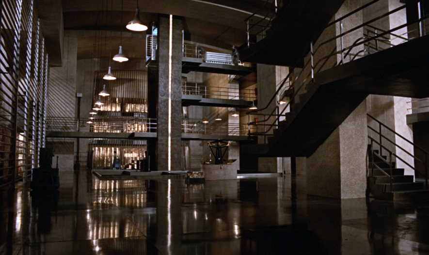 Fort Knox in Goldfinger Bond film sets