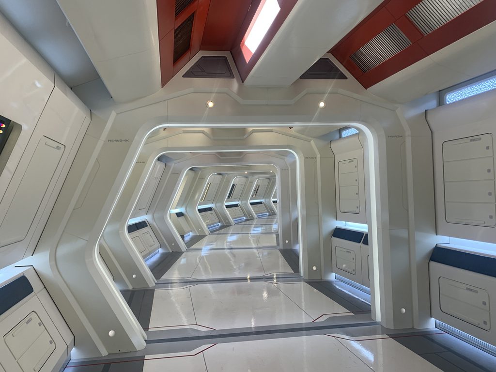 A corridor of Enterprise in Star Trek: Strange New Worlds