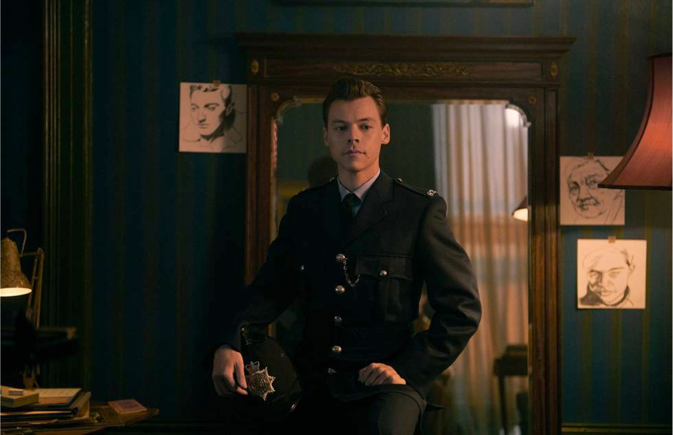 Harry Styles as Tom in Patrick's apartment in My Policeman