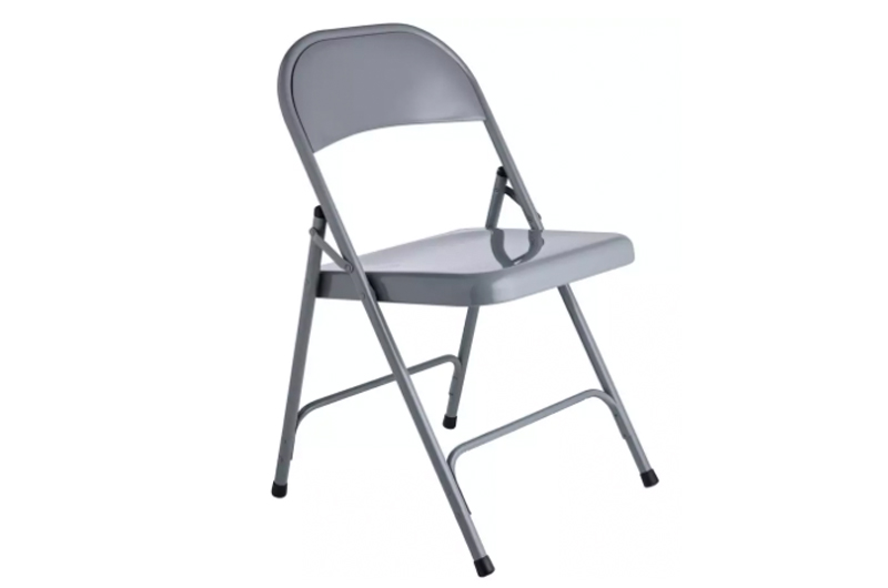 Macadam metal folding chair