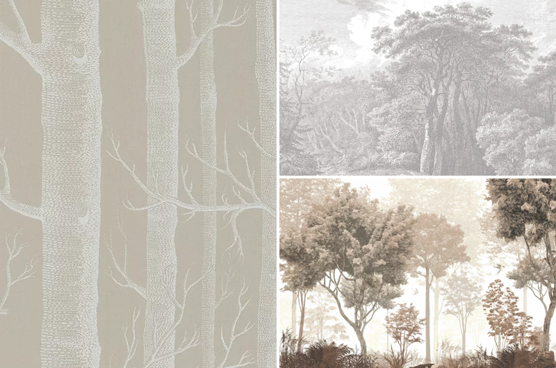 beige-trees-forest-wallpaper-mural