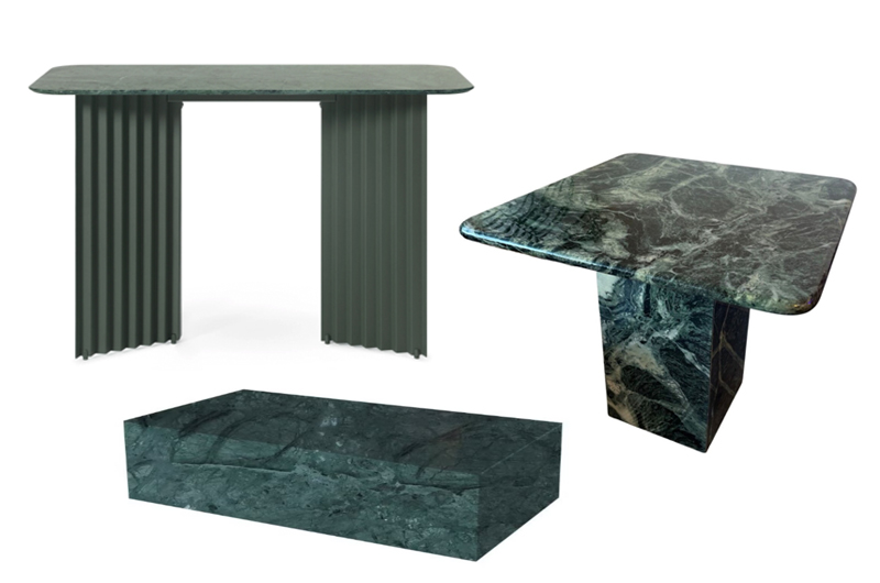green-marble-tables