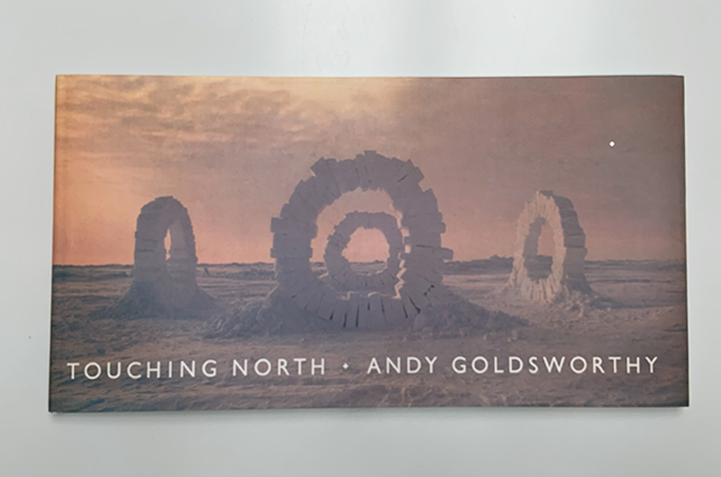 Touching North Andy Goldsworthy, art photography book, 1989, very good condition