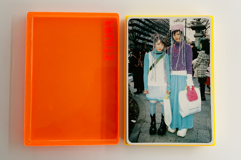 Fruits Postcard set by Shoichi Aoki, in orange perspex box, 2003