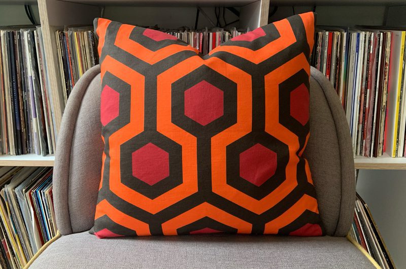 Cushions featuring iconic patterns as seen in The Shining