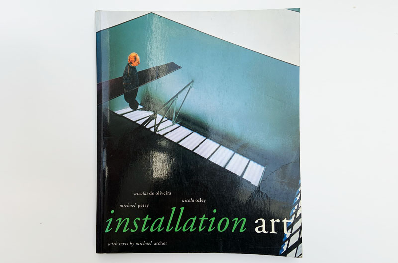 Installation Art book, 1996 1st paperback edition, used, in good condition