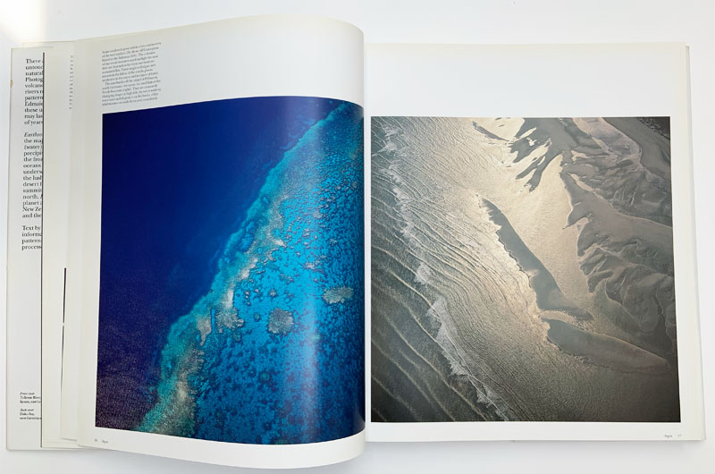 Earthsong Bernhard Edmaier, book of aerial photography, 2004, used, excellent condition