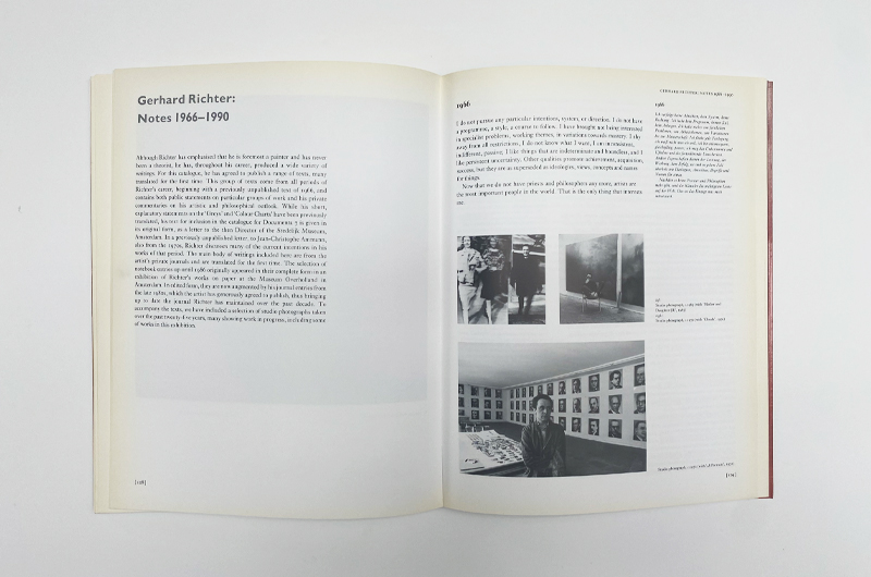 Gerhard Richter, Tate Gallery, 1991, preowned book, very good condition