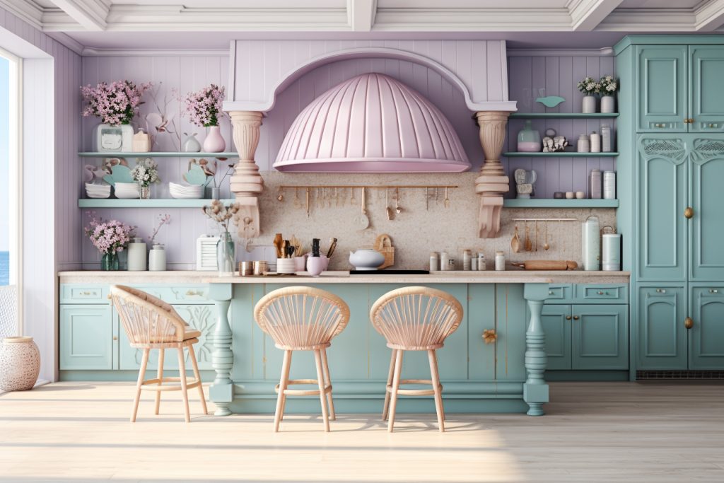 kitchen inspired by the little mermaid