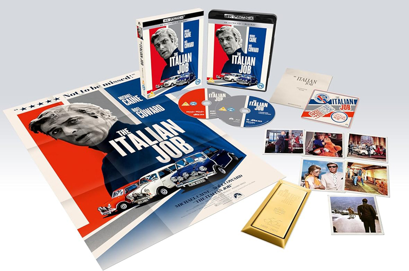 The Italian Job Collector’s Edition on 4K Ultra HD and BluRay 55th anniversary
