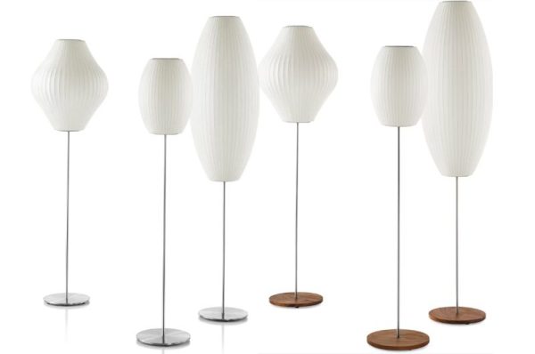 Nelson Cigar Lotus Floor Lamp - Film and Furniture