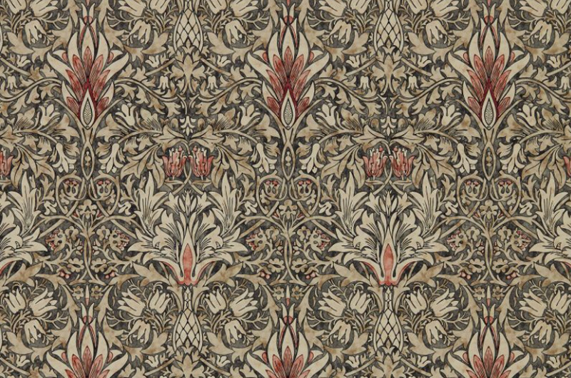 snakeshead wallpaper william morris