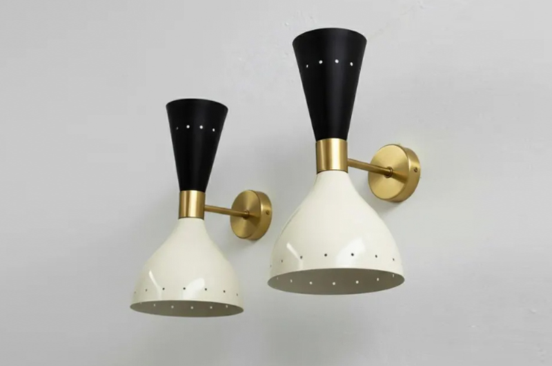 stilnovo mid century wall sconce
