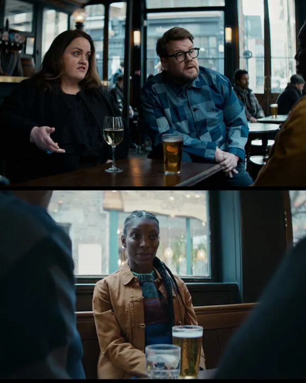 The pub scenes in The Christophers