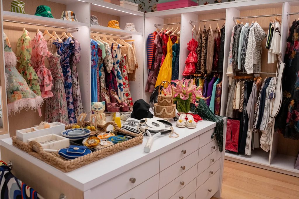 The Fashion closet in The Devil Wears Prada 2