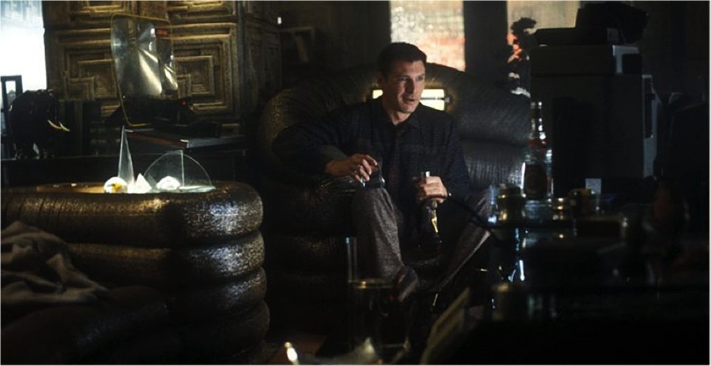 Deckard's apartment in Blade Runner