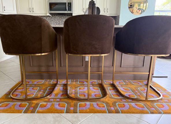 Gold Room hand-tufted, 1 ply wool rug (2.22m x 0.91m (87.5 inches x 36 inches) in Florida